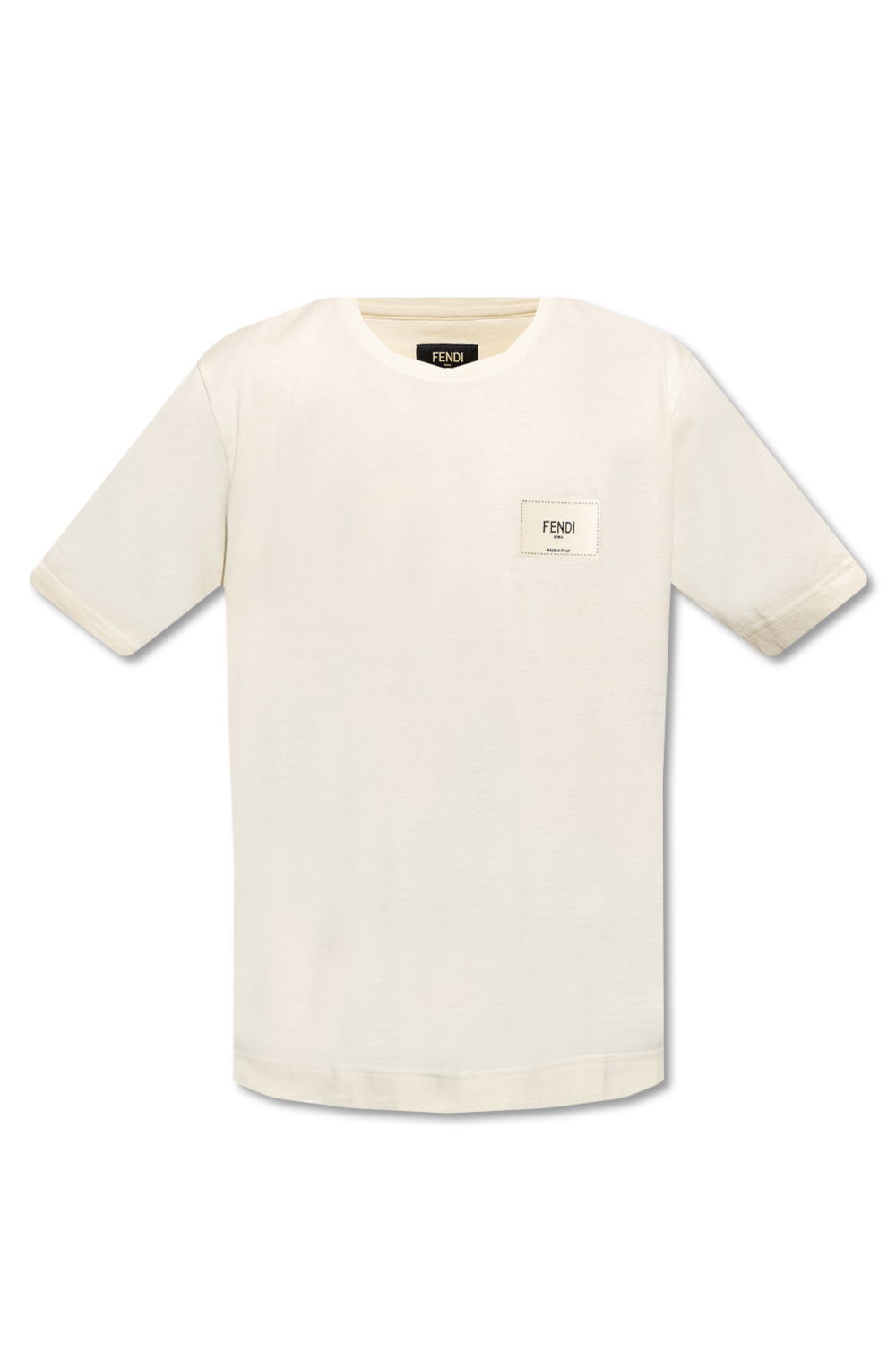 Fendi T-shirt with logo patches | Men's Clothing | Vitkac